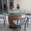 24" Inch Round Glass Table Top 3/4" Thick Tempered Beveled