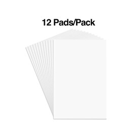 MyOfficeInnovations 163436 Glue-Top Notepads, 3x 5, White