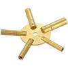 Universal Vintage Clock Winding Key 5 Prong Even Numbers 2