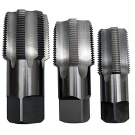 Carbon Steel NPT Pipe Tap Set 3 Piece