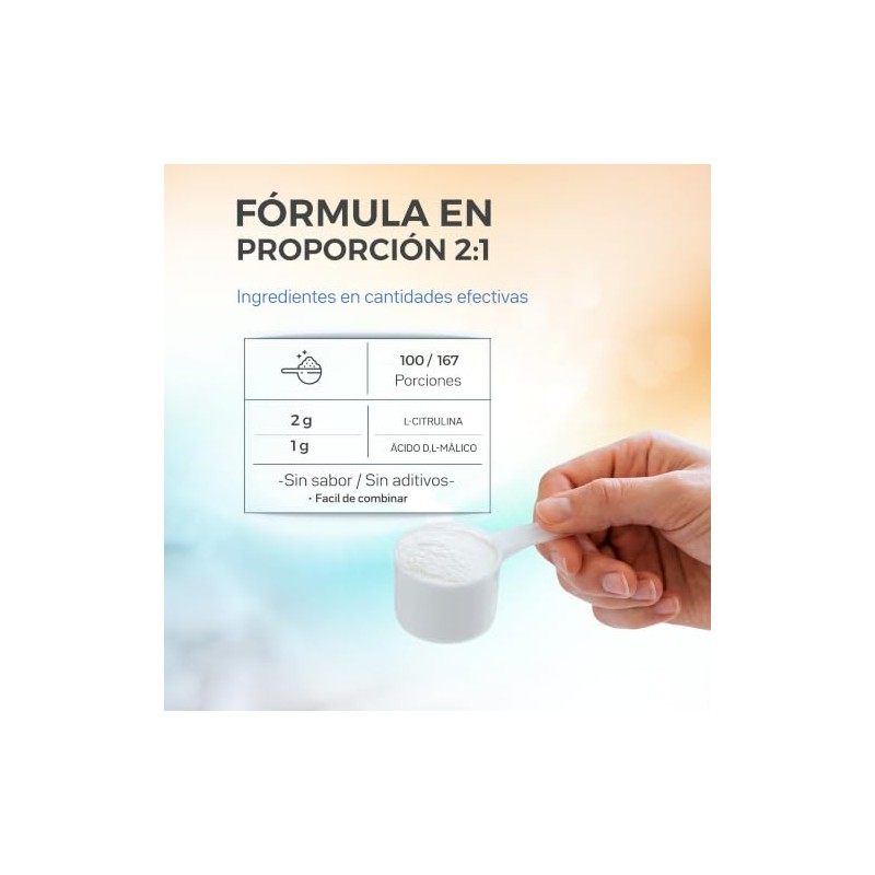 Primetech Nutrition L Citrulina Malato 2:1 Pura En Polvo Bolsa