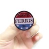 HUAQIGUO 1986 Ferris Bueller's Day Off Red Enamel Brooch Pin