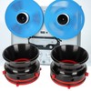 1 Pair NAB Hub Adapters Professional Polished Aluminum Reel to