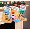 Beach Christmas Stockings 3 Pack 11'' x 17'' Coastal Christmas