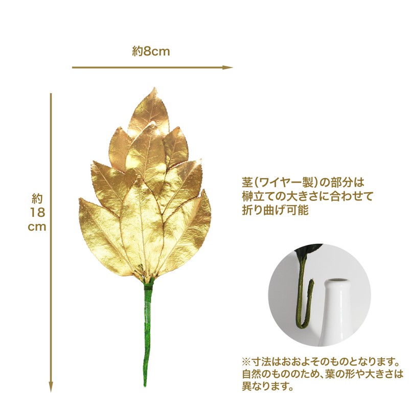 [A&K] 金運上昇 開運 黄金 極み 榊 ミニS 【生葉 使用 】