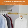 LOMILD Valet Rod for Closet Pull Out, Rod for Bedroom