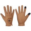 eGlove eQUEST GripPro Winter Edition Thermal Lined Touch Screen Friendly Riding Gloves, Caramel, X-Small