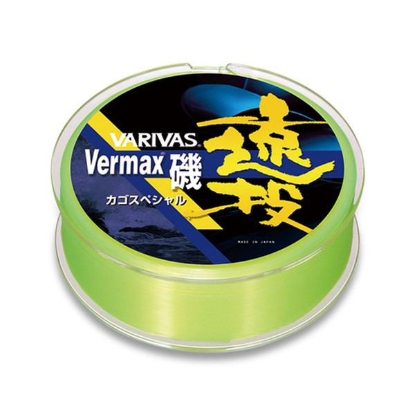 Varivas Nylon Line, Balivas Vermax Beach, Long Casting, Basket Special, 656.6 ft (200 m), No. 7, 26.6 lbs (12.0 kg), Fine Yellow