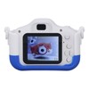 Kids Camera Small Portable Blue Children's Cute Cartoon Fox Shape