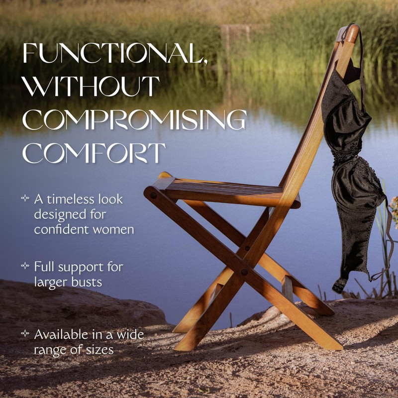 Triumph Womens Ladyform Soft W X Minimizer Bra, Black, 34D