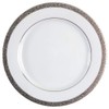 Nikko Ceramics Platinum Filigree Salad/Dessert Plate