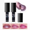 Bekoeen 2Pcs Magic Color Changing Lip Oil,Big Brush Head Hydrating