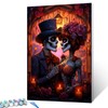 Tucocoo Day of The Dead Decor Paint by Numbers Skeleton