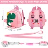 Accmor Toddler Leash Backpack Harness, Cute Kid Dinosaur Backpacks with