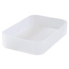 MUJI Polypropylene Makeup Box 1/4 Pack of 2