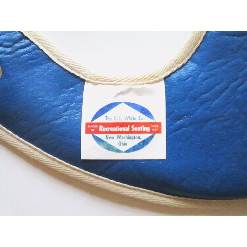 The C.E. White Co. NOS Vintage 1970s Blue Motocross Chest