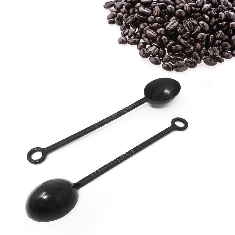 Honbay 24PCS Plastic Long Handle 10g Coffee Measuring Spoon Scoop