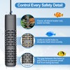 HiTauing Aquarium Heater, Upgraded 100W Fish Tank Heater with Intelligent