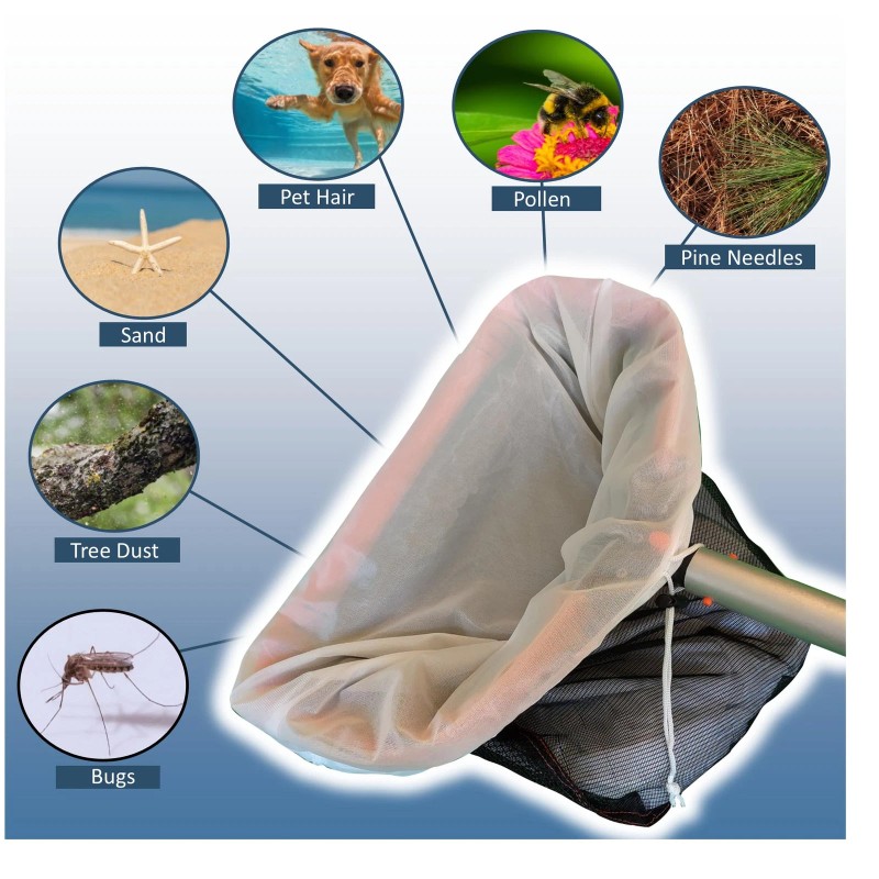 Tidal Pro Ultra Fine Mesh Pool Skimmer Insert | Collects