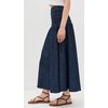 Madewell Women's Smocked Indigo Midi Skirt, Rinse Wash, Blue, M