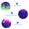 VILLFUL Fish Tank Decor Lifelike Artificial Plants Easy Setup Ideal