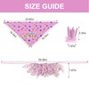 HACRAHO Dog Birthday Party Supplies, 3 Pieces Dog Birthday Bandana