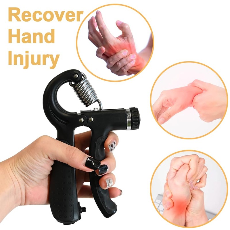 Ram® Hand Grip Strengthener Forearm Strength Training Adjustable Resistance Hand
