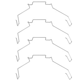 4 PCS 12 CM CPU Heatsink Fan Buckle, Computer Mainboard CPU Radiator Fan Fixing Clip, CPU Radiator Fan Hook Fixed Bracket Pc Mainboard CPU Radiator Fan Wire Buckle Upper Hook Type Fixing Clips, 12cm
