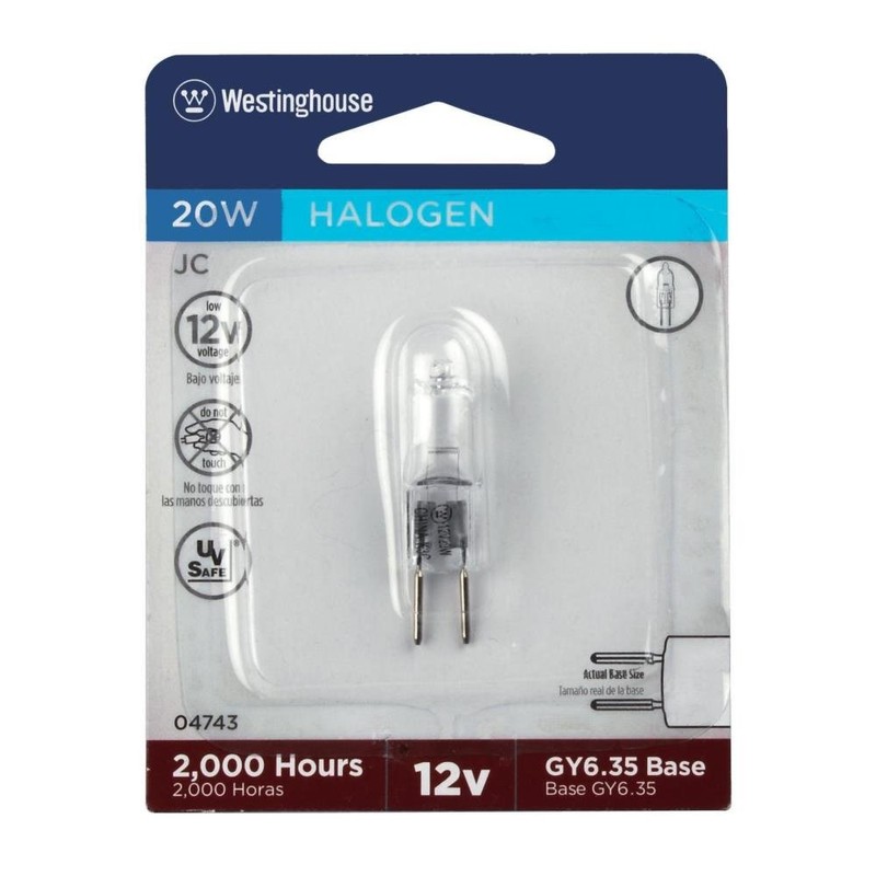 Westinghouse 0474300 20W T4 Jc Single-Ended Halogen Low Voltage Clear