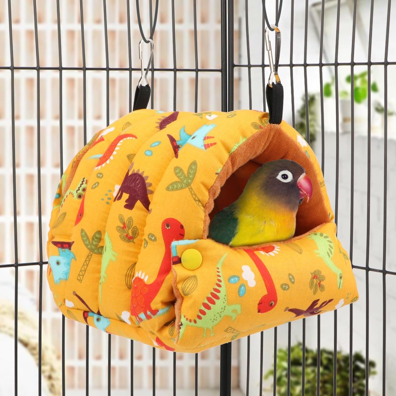 Wontee Bird Nest House Winter Warm Snuggle Hut Bird Bed