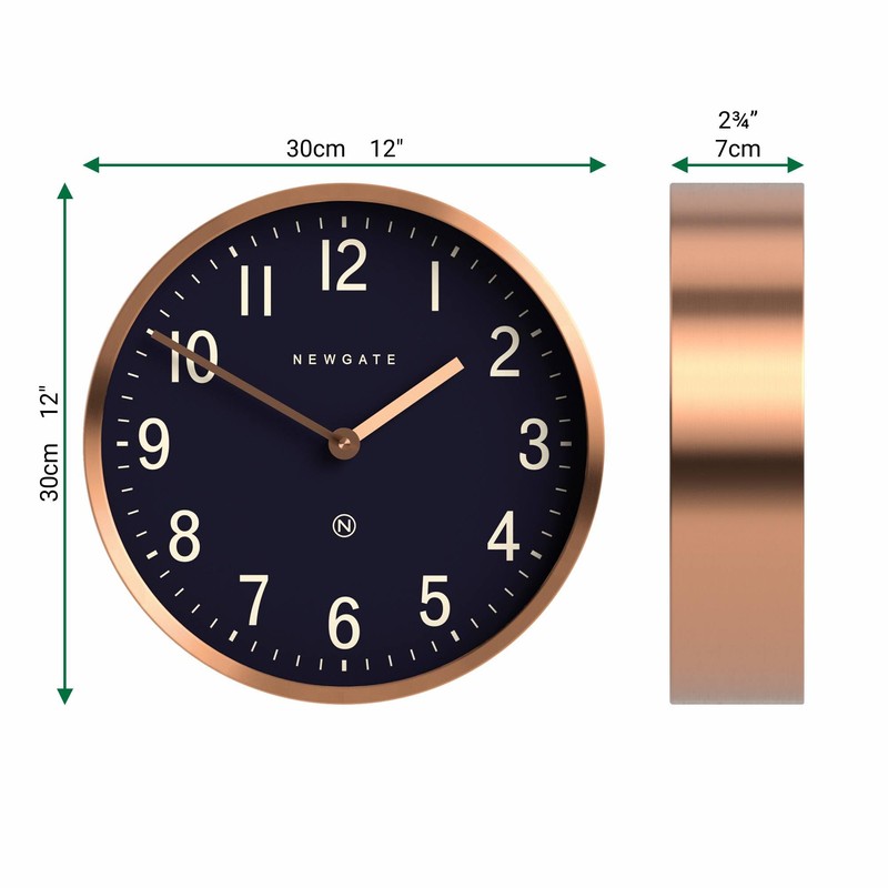 NEWGATE® Master Edwards Wall Clock | Mid Century Style Clock