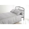 Fantasy Sateen Ice Grey Fitted Sheet 135 x 200 cm