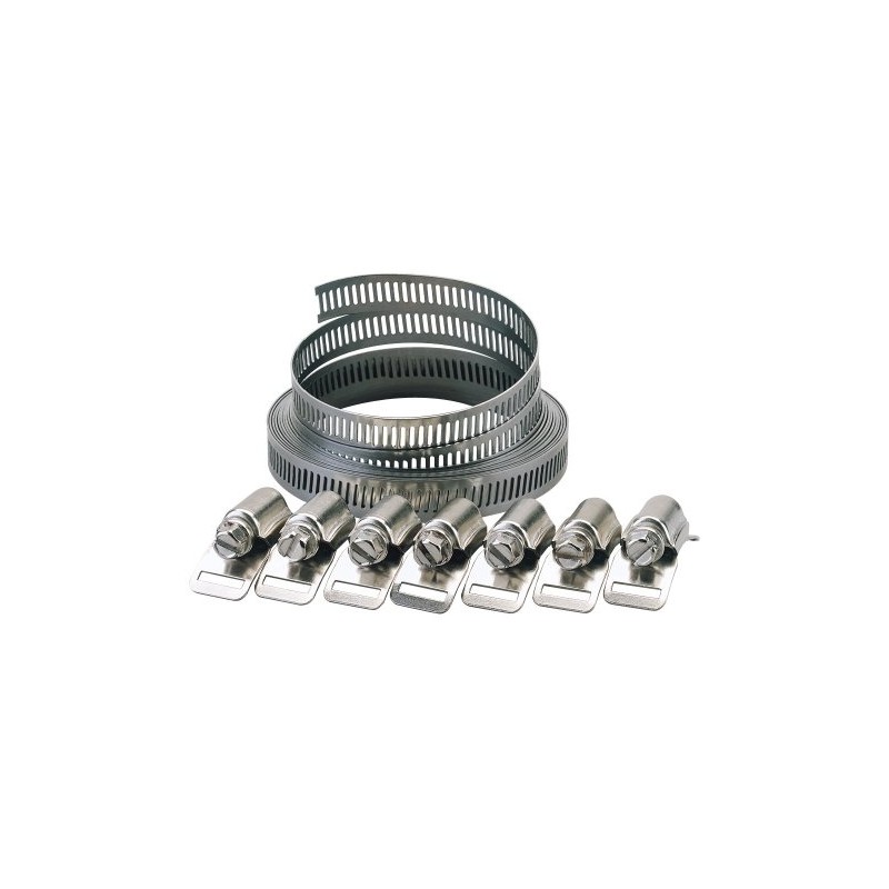 Draper 55592 Wide Hose Clamp Set, 12mm,Blue