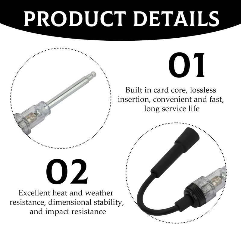 2 Pcs Ignition Spark Testers, Automotive Spark Plug Tester, Engine