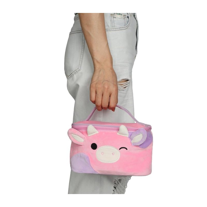 Bioworld Squishmallows Patty the Cow Travel Beauty Case