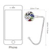 6 Pack Purse Hook Long Handbag Hanger for Table Desk,