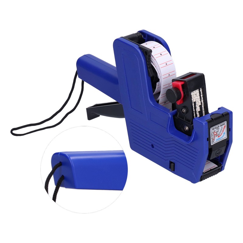 Price Tag Gun Coding Machine 8 Digits with 10pcs White