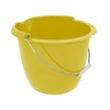 Bentley Industrial BUCKET.08/W Bucket with Metal Handle, Yellow