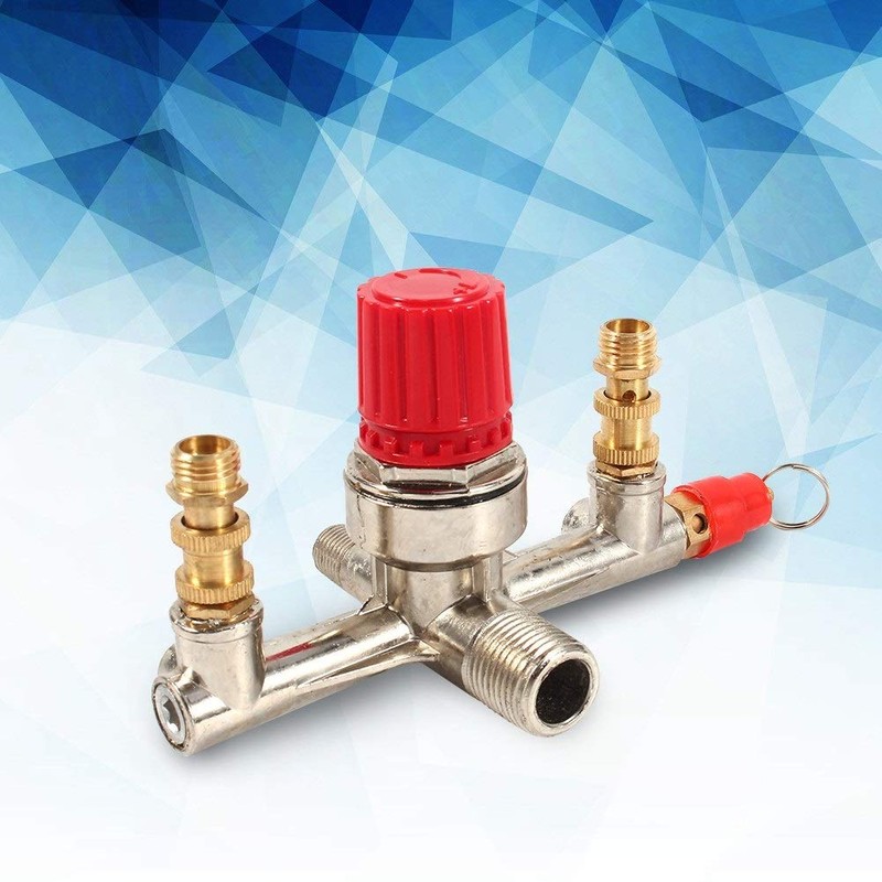 Air Compressor Pressure Regulator - Pressure Regulator Valve Double Outlet
