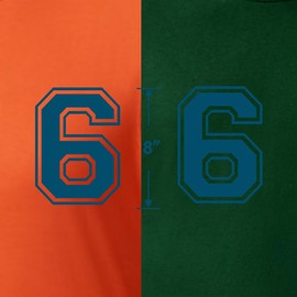 Números de planchado para ropa, números de jersey, números grandes para planchar de 8 pulgadas, números de transferencia de calor para uniforme deportivo, playera de baloncesto y fútbol (estilo C