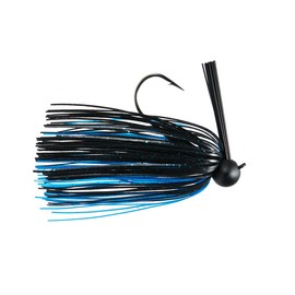 nako. Tungsten Football Jigs, Bass Fishing Jig, Weedless Swimming Jig, Weed Guard Skirted Jig (3/4 oz, Black Blue)