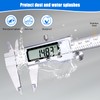 Digital Caliper Measuring Tool,Caliper Measuring Tool with Stainless Steel, Micrometer