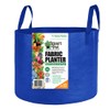 SMART POT 15-Gallon Soft-Sided Planter with Handles, Blue