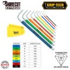 SabreCut 9 Piece SCHEX009S Soft Grip Extra Long Hex, Hex