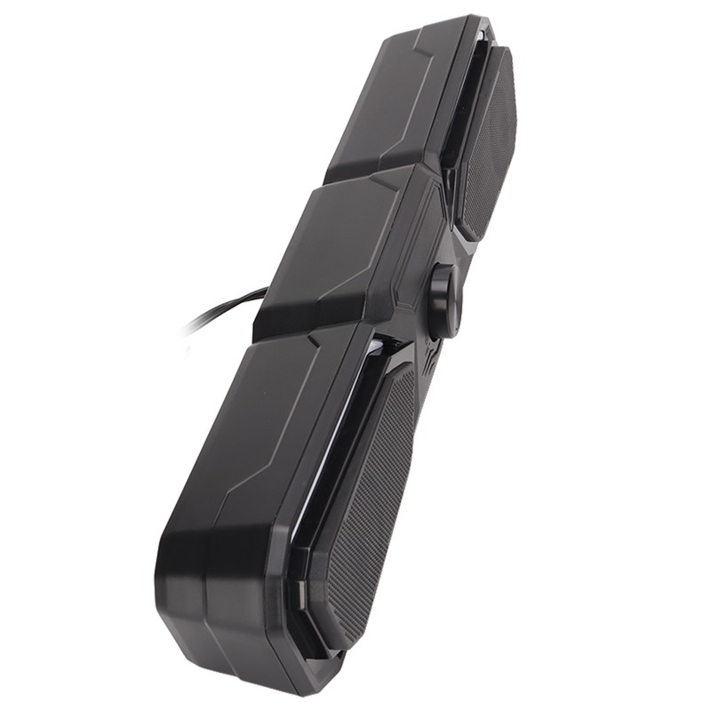 Desk Speaker USB Powered Stereo Small Computer Soundbar with Dynamic