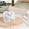 Tefola 3 Link Wooden Decorative Knot, Boho Decor for Shelf