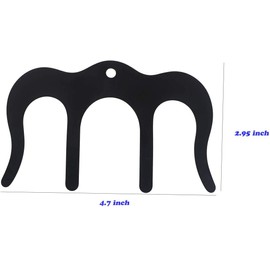 Hidear Music Book Clip Page Holder 3pcs Pack Metal Sheet Music Holders for Sheet Music Stands Pianos book Reading (Black)