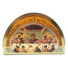 Jesus Last Supper Wooden Gold Foiled Religious Plaque