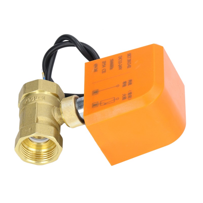 DN25 2 Way 2 Wire Electric Ball Valve Normally Closed
