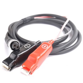 Dojutsu Koubou Electric Reel Parts 2 Core Type Power Cord for Electric Reel Compatible Cable (Compatible with Various Batteries) 8.7 inches (220 cm) / 17.7 inches (45 cm) (2.2 m)